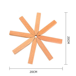 Socle isolant en bois massif