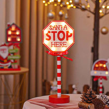 Charger l&#39;image dans la galerie, Panneau de signalisation de Noël Décoration Lumières