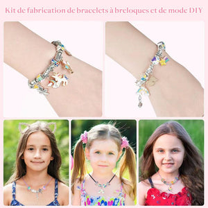 Kit de fabrication de bracelets à breloques pour filles