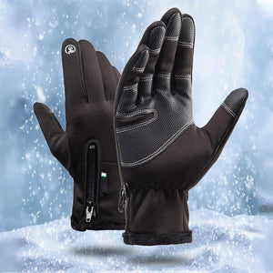 Gants d'hiver unisexes chauds et imperméables pour écran tactile