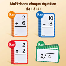 Charger l&#39;image dans la galerie, Cartes flash de mathématiques et tableau de fidget pop