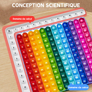 Cartes flash de mathématiques et tableau de fidget pop