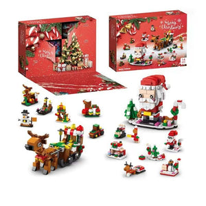 Coffret cadeau de blocs de construction de Noël 2024