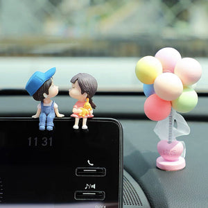 Cute Couple Car Ornament