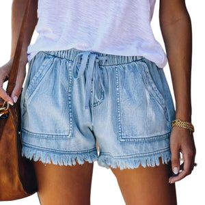 short en Jean décontracté pour femme