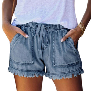 short en Jean décontracté pour femme