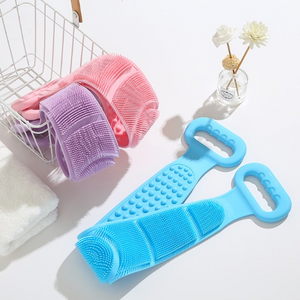 Brosse de Ceinture de Bain en Silicone à Exfoliant