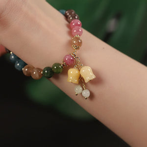 Bracelet tourmaline de couleur naturelle