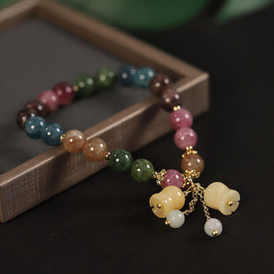 Bracelet tourmaline de couleur naturelle