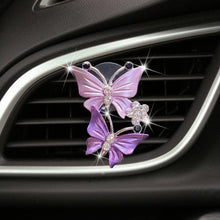 Charger l&#39;image dans la galerie, Accessoires de voiture papillon Bling, désodorisant de voiture mignon