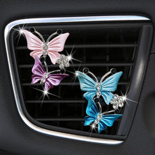 Charger l&#39;image dans la galerie, Accessoires de voiture papillon Bling, désodorisant de voiture mignon