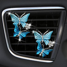 Charger l&#39;image dans la galerie, Accessoires de voiture papillon Bling, désodorisant de voiture mignon