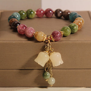 Bracelet tourmaline de couleur naturelle