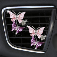 Charger l&#39;image dans la galerie, Accessoires de voiture papillon Bling, désodorisant de voiture mignon