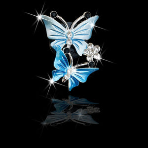 Accessoires de voiture papillon Bling, désodorisant de voiture mignon