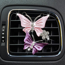 Charger l&#39;image dans la galerie, Accessoires de voiture papillon Bling, désodorisant de voiture mignon