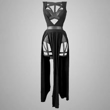 Charger l&#39;image dans la galerie, Gothique Bandaged Corset Bustier Top Découpe Haute Split Ensembles De Maille