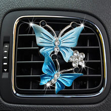 Charger l&#39;image dans la galerie, Accessoires de voiture papillon Bling, désodorisant de voiture mignon