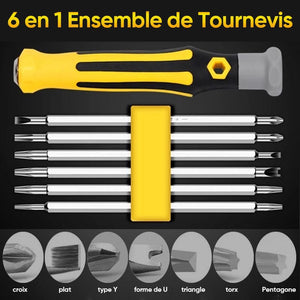 Ensemble de Tournevis Multifonctionnels