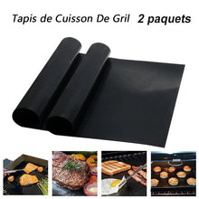 Charger l&#39;image dans la galerie, Hirundo 2Pcs Tapis de Cuisson De Gril Résistant à la Chaleur