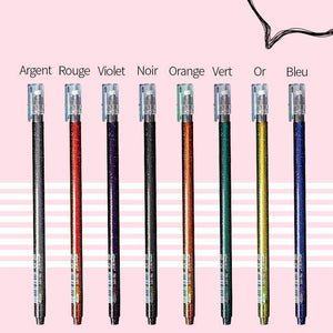 Couleur Gelée Roll Gel Stylos - Blingbling Sparkling