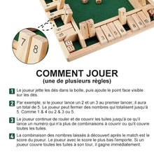 Charger l&#39;image dans la galerie, Jeu de Plateau en Bois à Retournement de Bloc