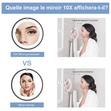 Charger l&#39;image dans la galerie, LED Miroir de Maquillage Grossissant