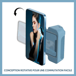 Support de téléphone magnétique pour selfie avec chargeur