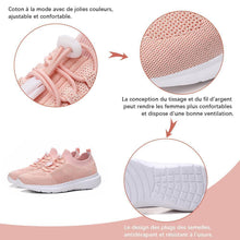 Charger l&#39;image dans la galerie, Chaussures Femme Tissage Maille Respirantes