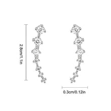 Charger l&#39;image dans la galerie, Seven Star Diamond Stud Earrings