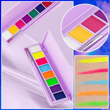 Charger l&#39;image dans la galerie, Palette de maquillage fluorescente hydrosoluble