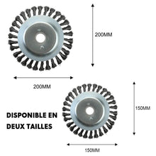 Charger l&#39;image dans la galerie, Brosse de Roue de Fil de Torsion Ronde