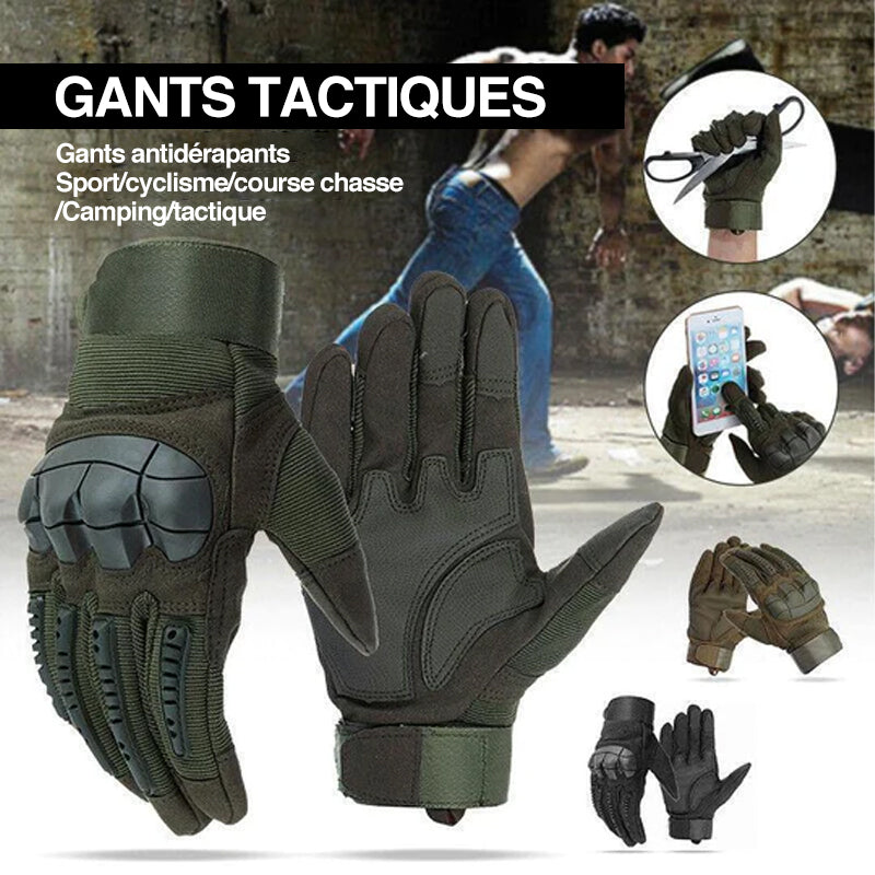 Gants tactiques militaires à doigts complets