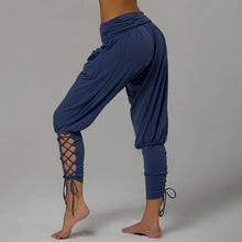 Charger l&#39;image dans la galerie, Pantalon Yoga Sarouel Femme Spandex Capri Pilates Sport