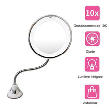 Charger l&#39;image dans la galerie, LED Miroir de Maquillage Grossissant