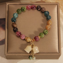 Charger l&#39;image dans la galerie, Bracelet tourmaline de couleur naturelle