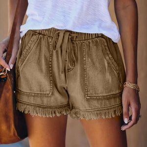 short en Jean décontracté pour femme