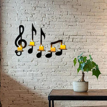 Charger l&#39;image dans la galerie, 🔥Applique Murale Note de Musique Noire💡