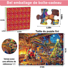 Charger l&#39;image dans la galerie, Calendrier de l&#39;Avent 2023 Puzzles de Noël