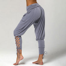 Charger l&#39;image dans la galerie, Pantalon Yoga Sarouel Femme Spandex Capri Pilates Sport