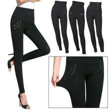 Charger l&#39;image dans la galerie, Femmes Taille Haute Skinny Pantalon