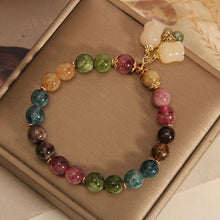 Charger l&#39;image dans la galerie, Bracelet tourmaline de couleur naturelle