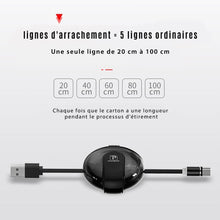 Charger l&#39;image dans la galerie, Câble de Charge magnétique 3 en 1 rétractable