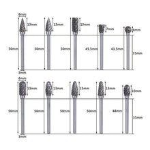 Charger l&#39;image dans la galerie, Tête de Meulage en Acier au Carbure de Tungstène(10 PCS)