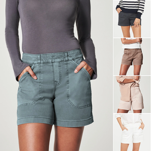 Short en Sergé Extensible pour Femmes