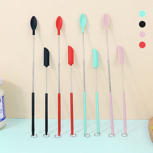 Mini spatule télescopique en silicone