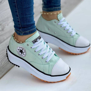 Chaussures en toile Baskets mode femme