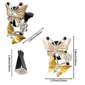 Accessoires de voiture papillon Bling, désodorisant de voiture mignon