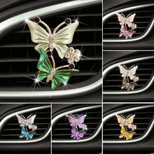 Charger l&#39;image dans la galerie, Accessoires de voiture papillon Bling, désodorisant de voiture mignon